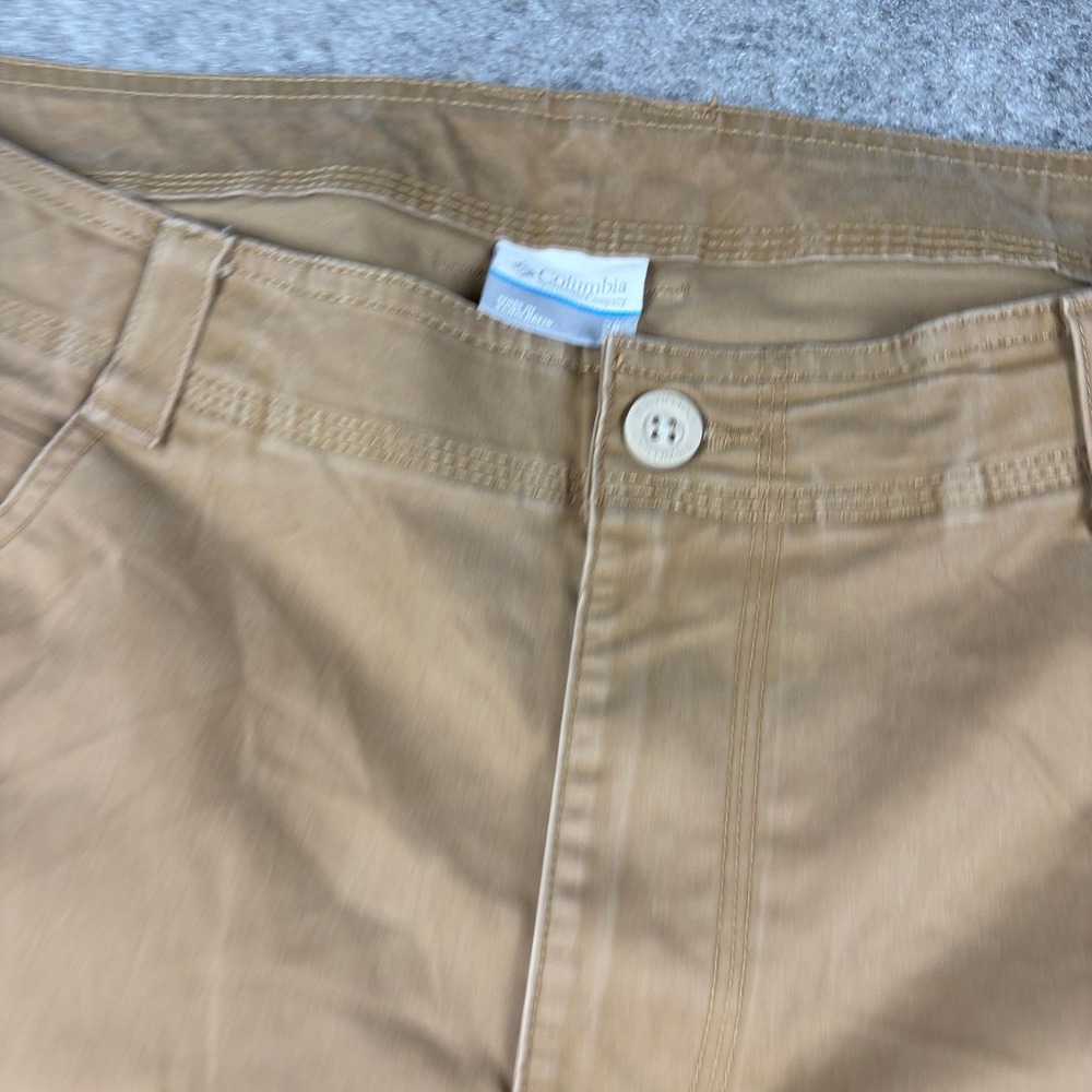 Columbia Pants Mens 38x30 Brown Regular Fit Outdoor Hiking Utility Casual Cotton - Picture 5 of 14